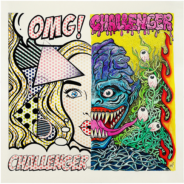 Challenger x Love ear art II