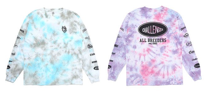 アイテム勢ぞろい CHALLENGER 14th L S TIE DYE TEE PURPLE M veme.fi